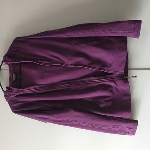 Outdoor research purple zip up hoodie, size large